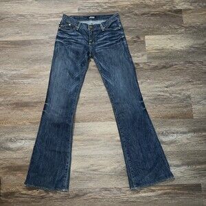 Rock & Republic Women’s Roth Jeans Sz 27 Flare Embellished Pocket
